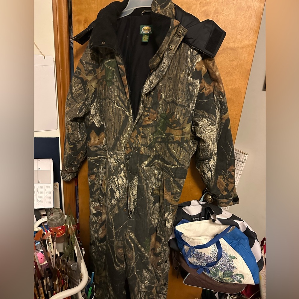 Men’s insulated coveralls, hunting gear